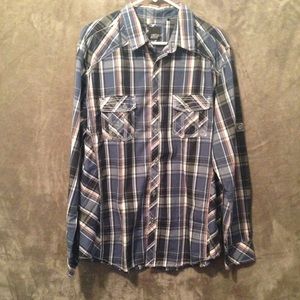 Men's XL plaid shirt